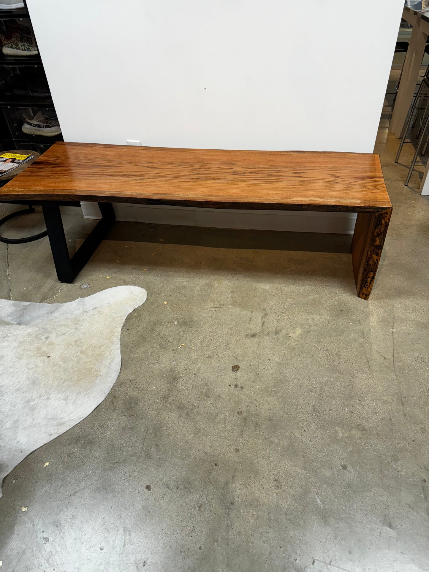 Black Oak Waterfall Table